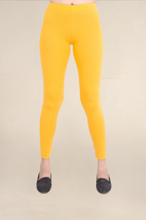 Women Mari Gold Ankle Length Legging