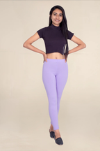 Women Lilac Ankle Length Legging
