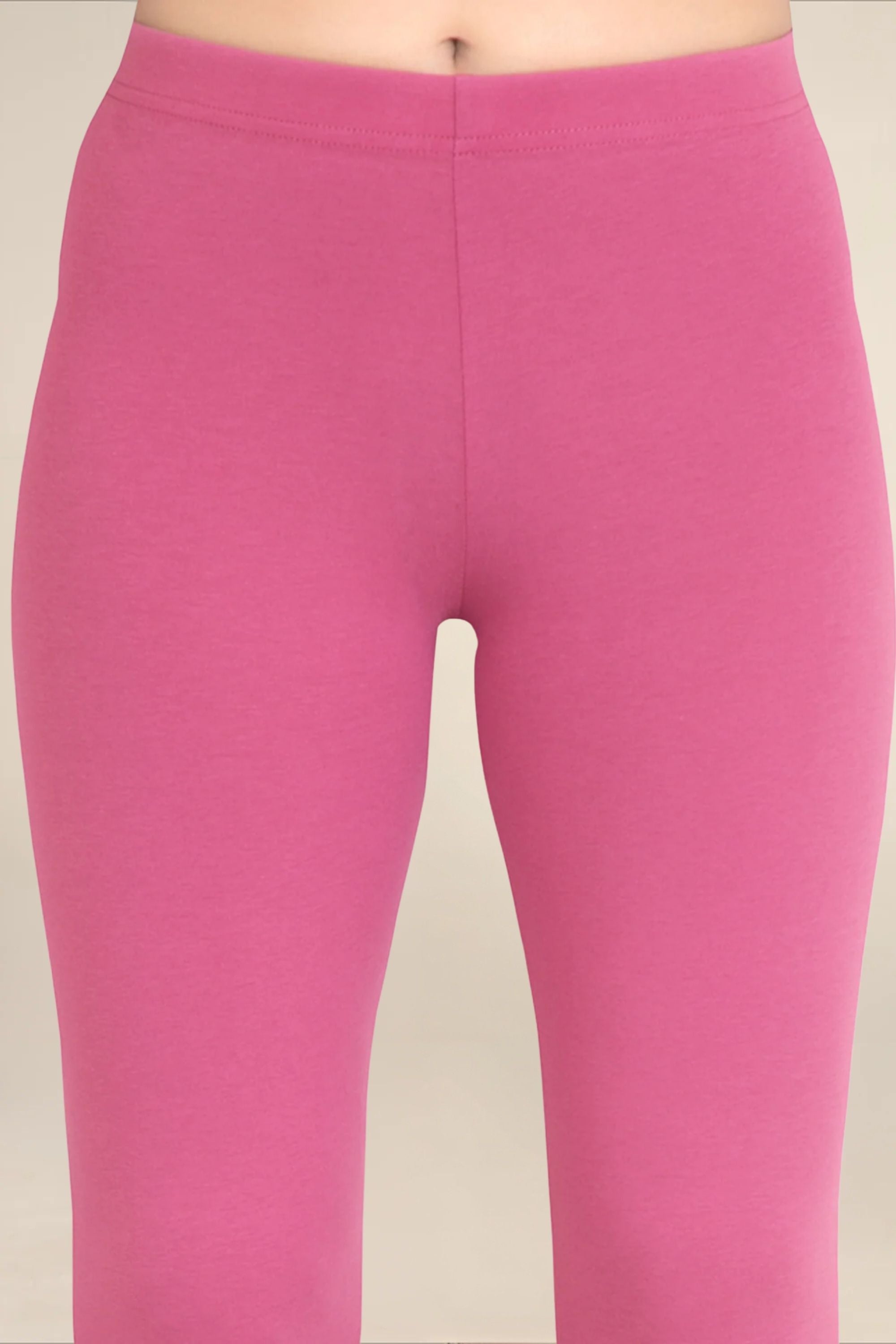 Women Mauve Breathable Long Length Legging