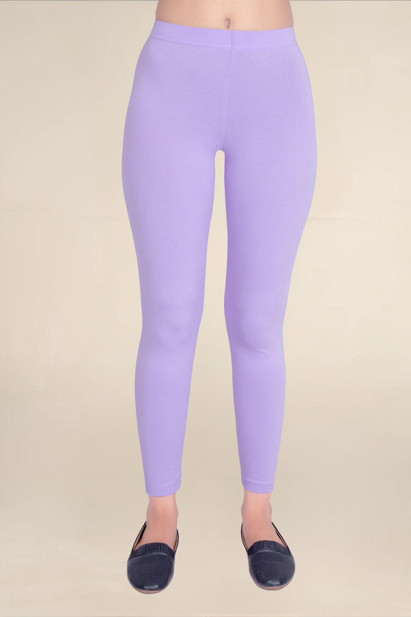 Women Lilac Ankle Length Legging