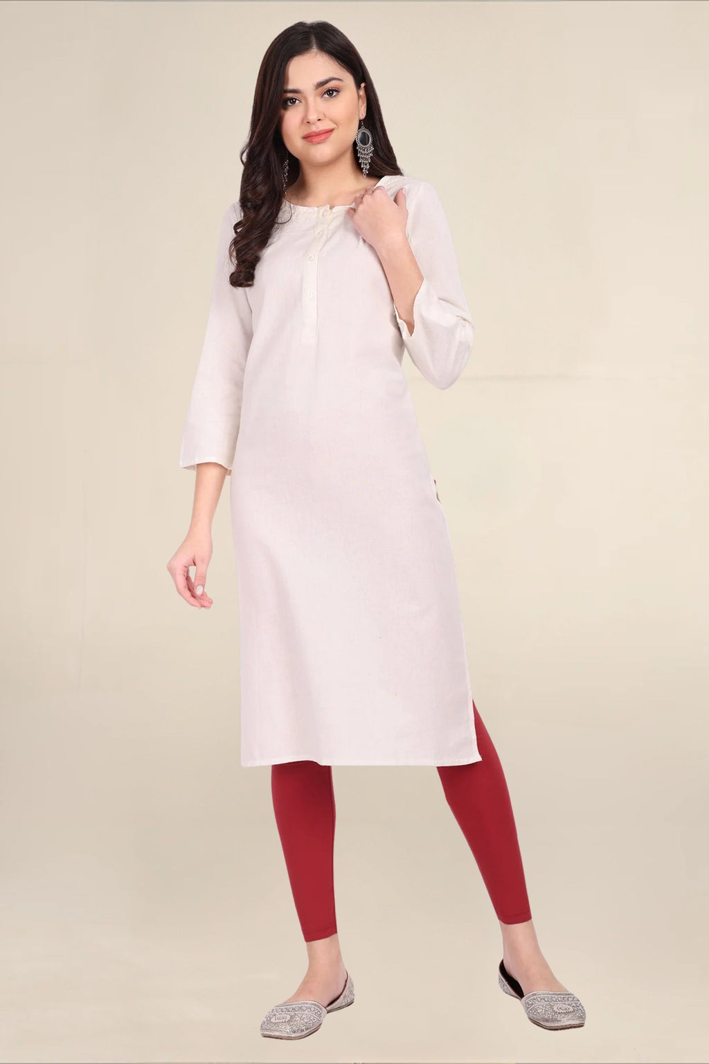 Women Maroon Breathable Long Length Legging