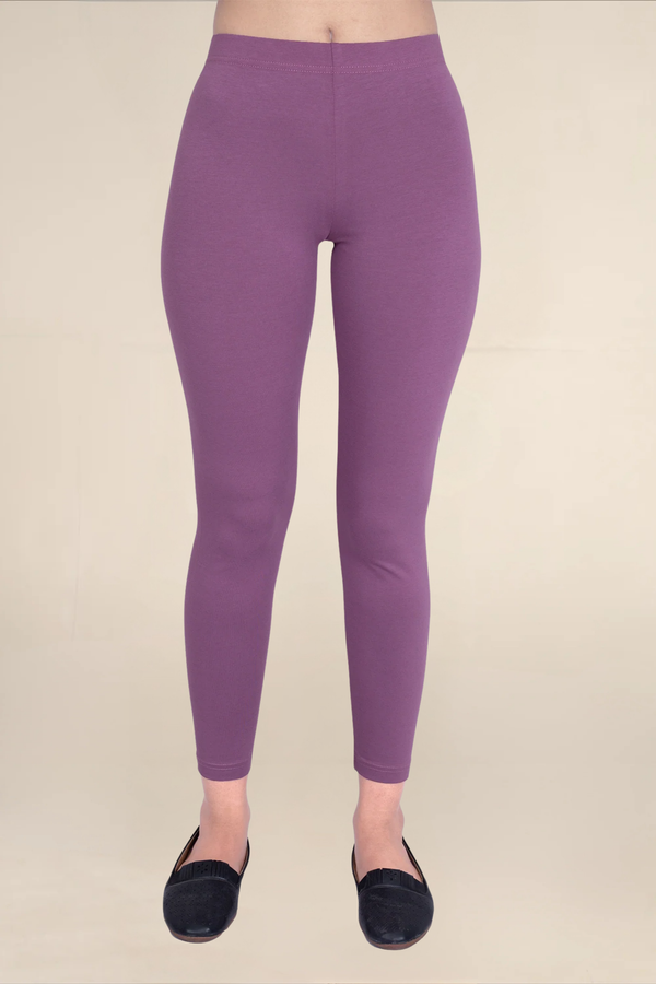 Women Grape Ankle Length Legging