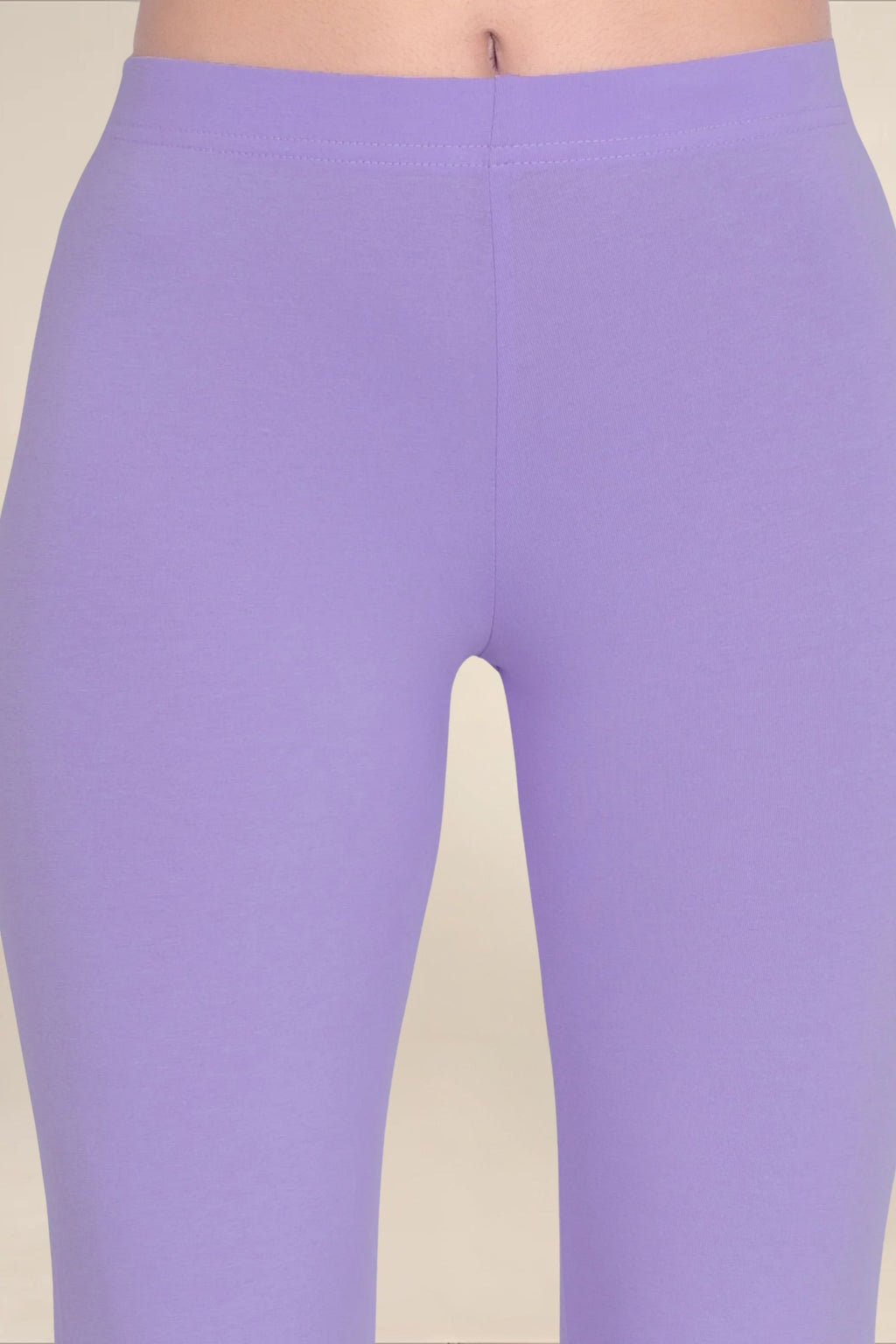 Women Lilac Breathable Long Length Legging