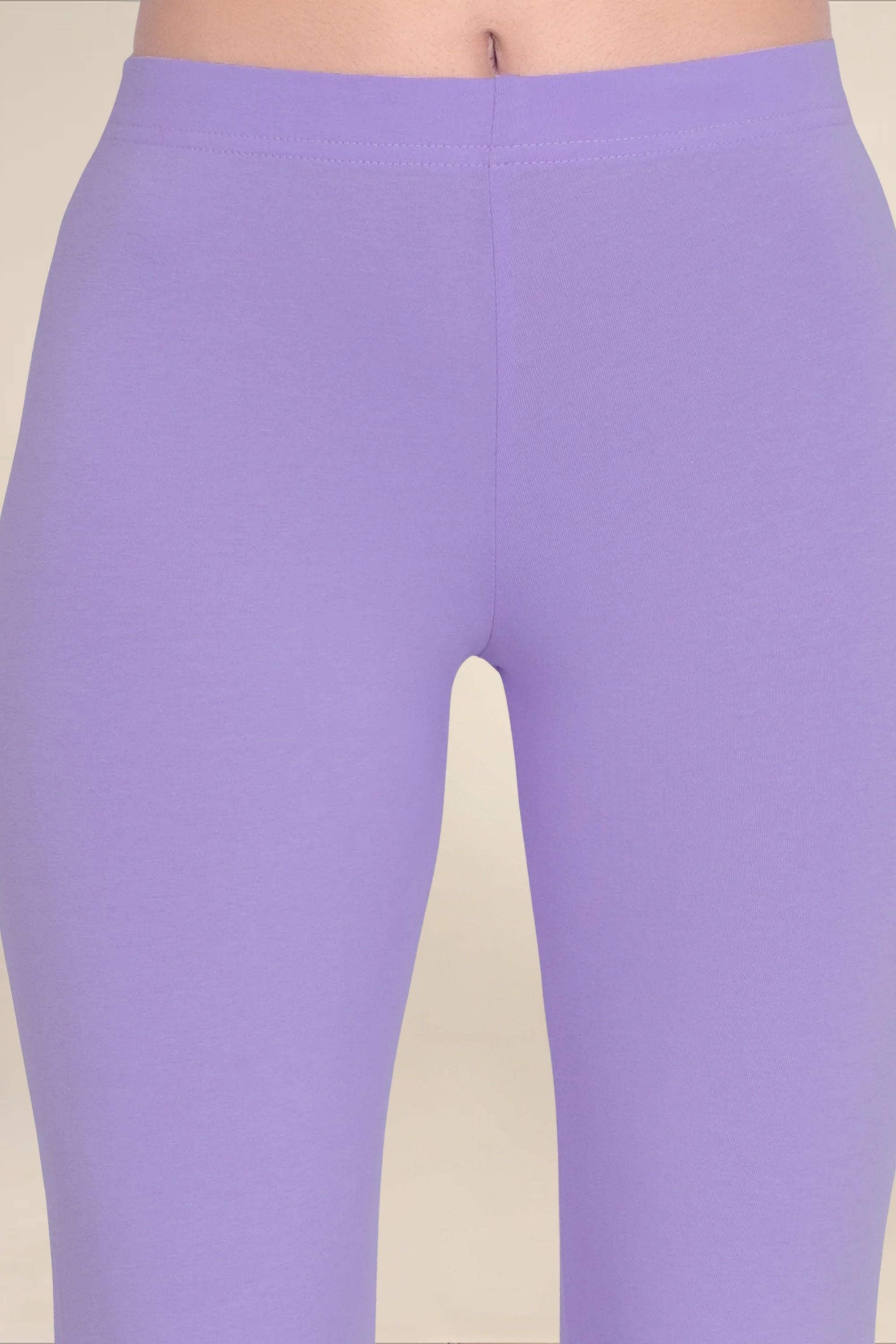 Women Lilac Breathable Long Length Legging