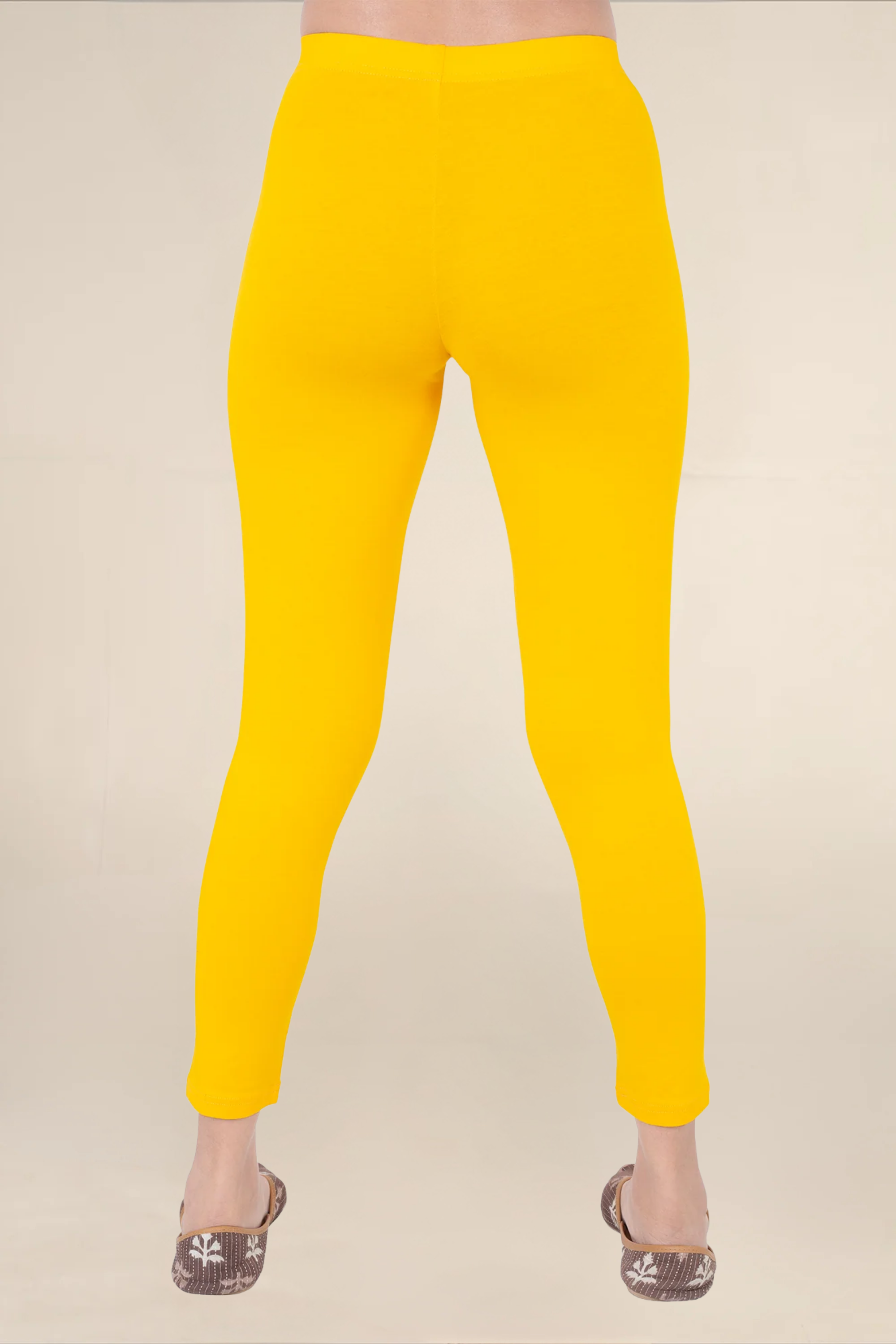Women Gold Ankle Length Legging