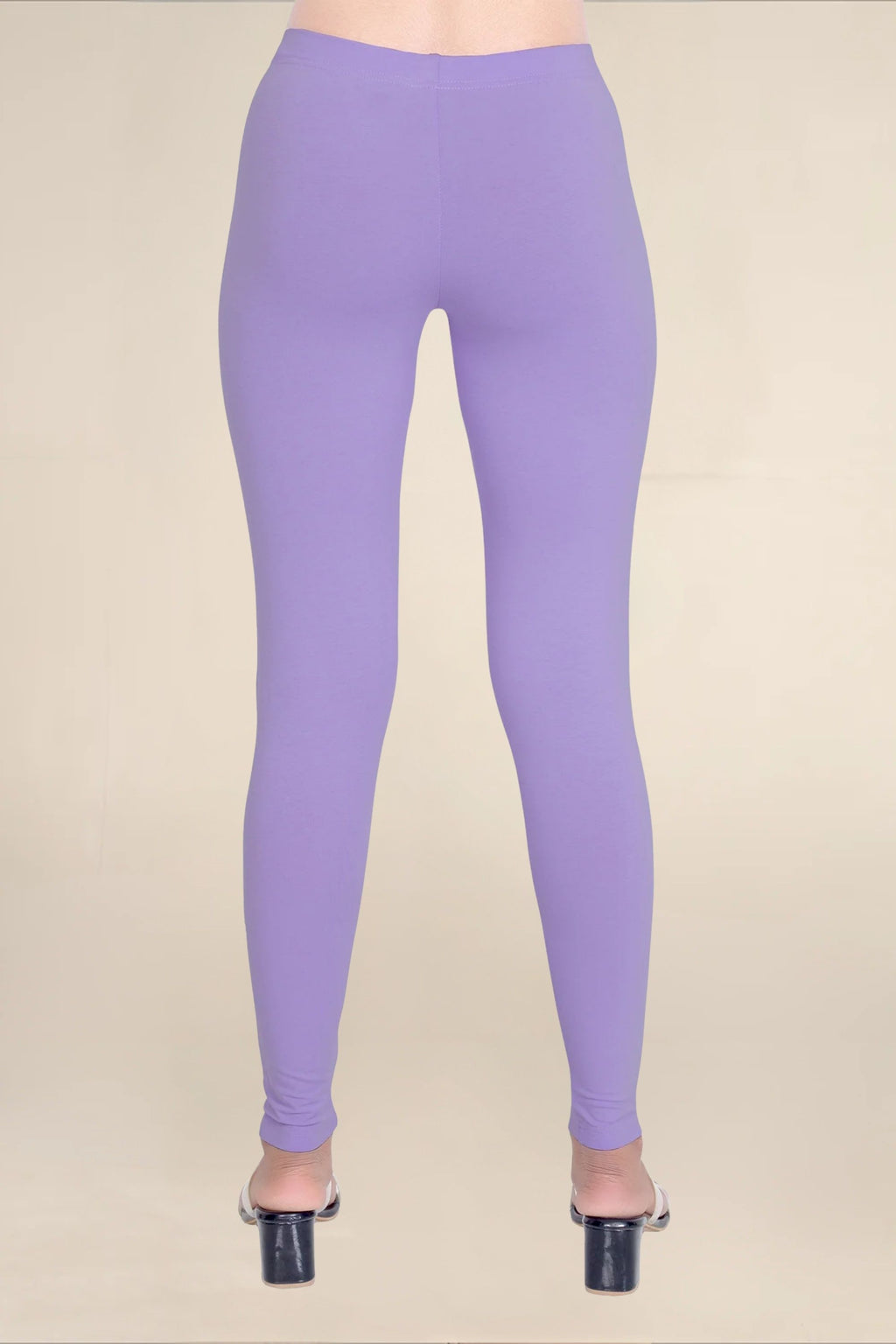 Women Lilac Breathable Long Length Legging