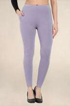 Women Shark Grey Regular Legging