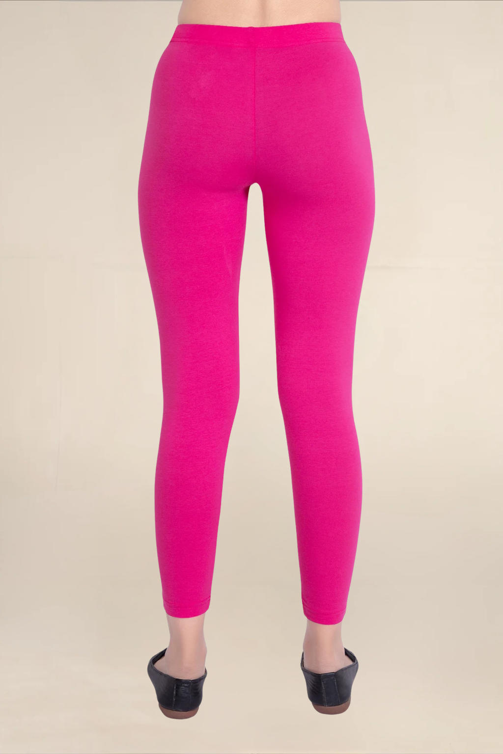 Women Fuchsia Ankle Length Legging