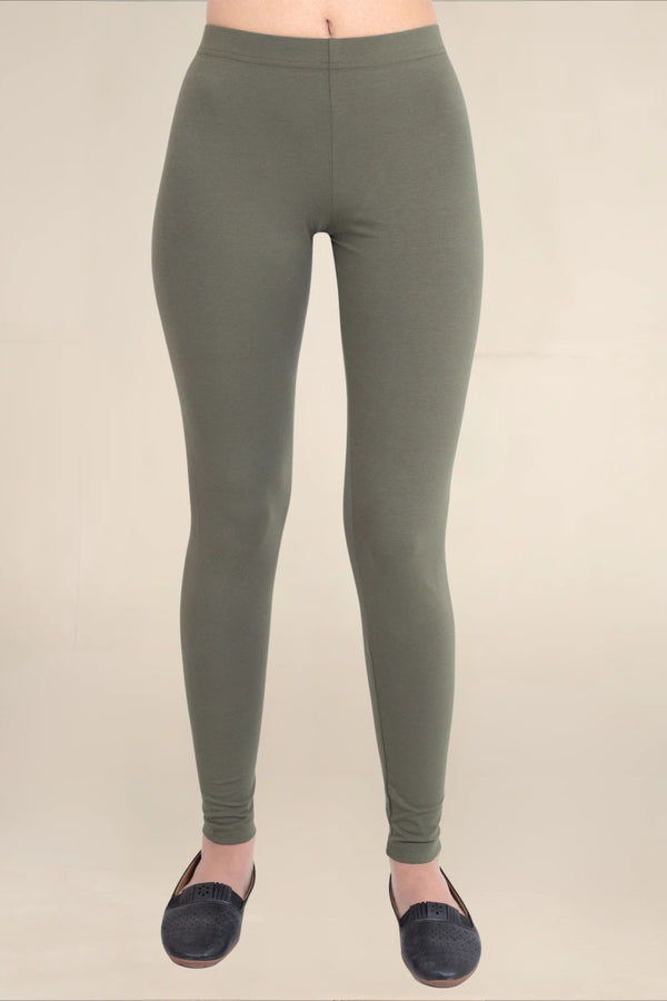 Women Henna Breathable Long Length Legging