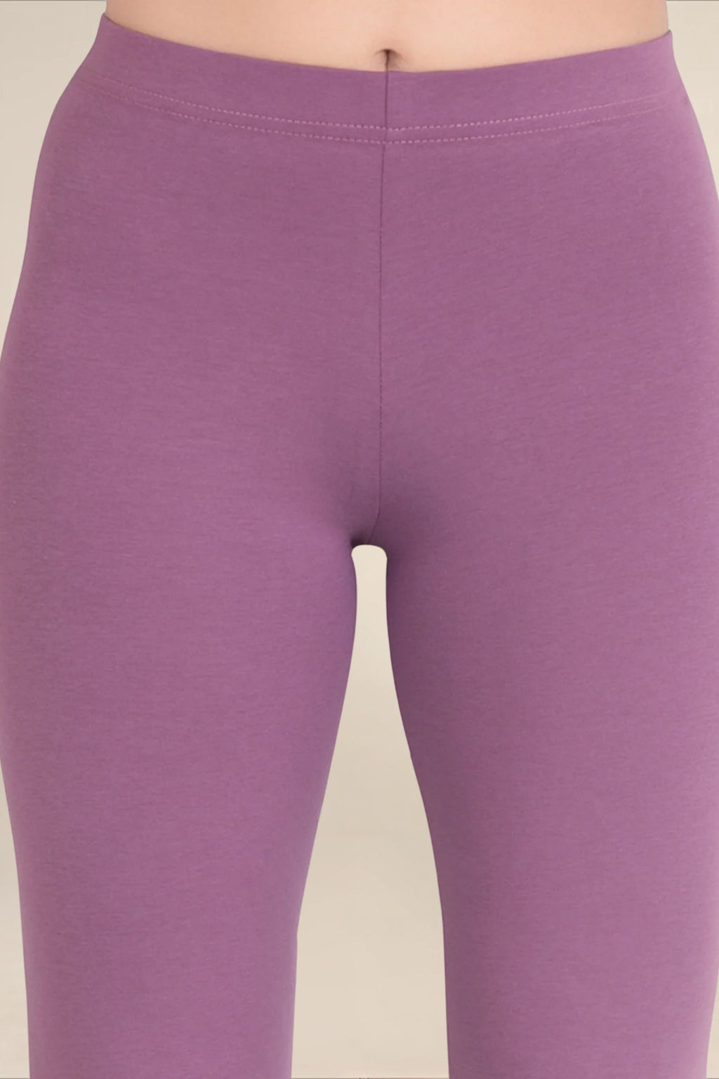 Women Grape Breathable Long Length Legging