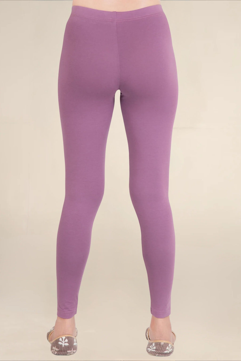 Women Grape Breathable Long Length Legging