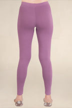Women Grape Breathable Long Length Legging