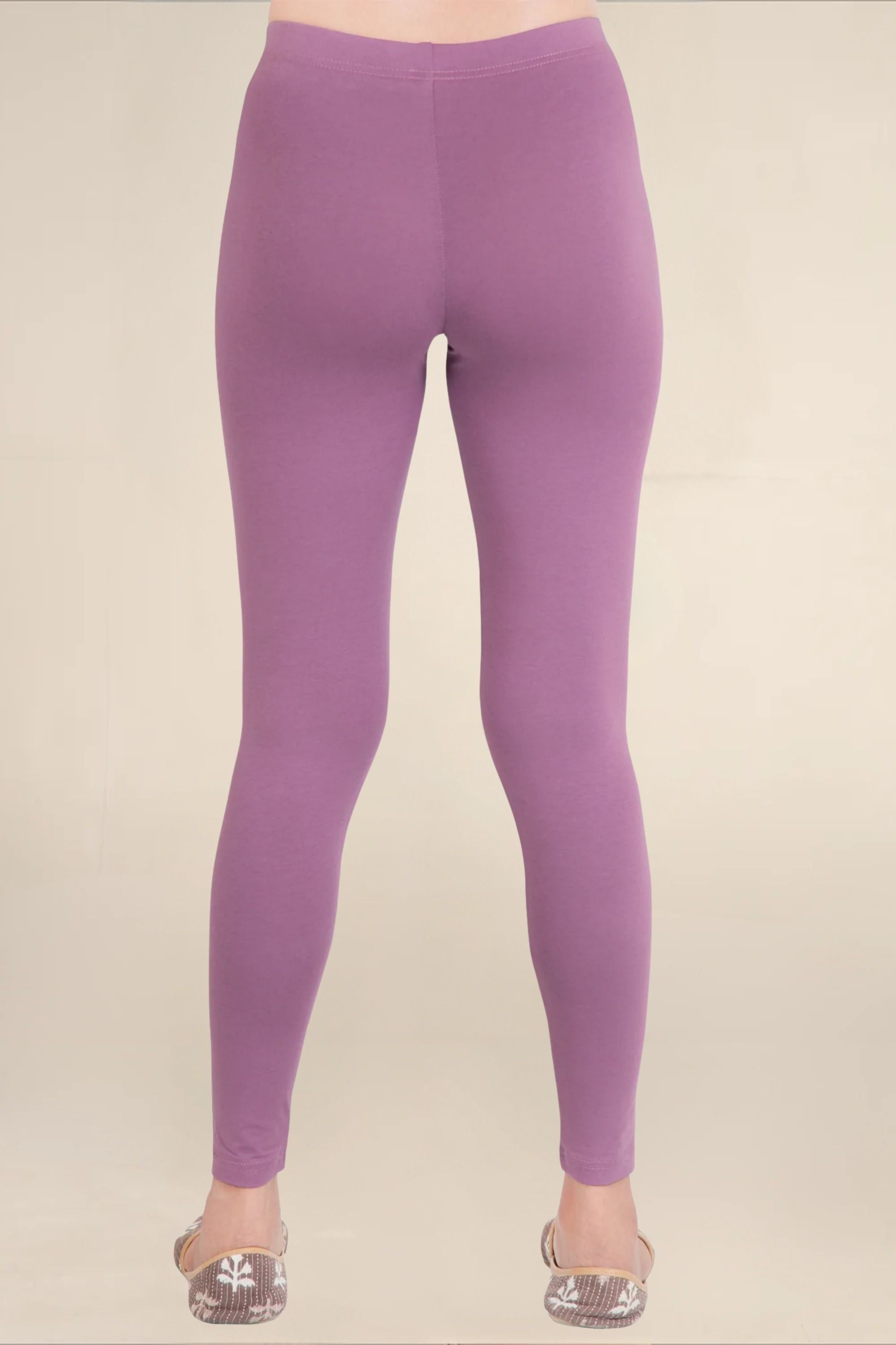 Women Grape Breathable Long Length Legging