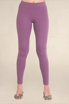 Women Grape Breathable Long Length Legging