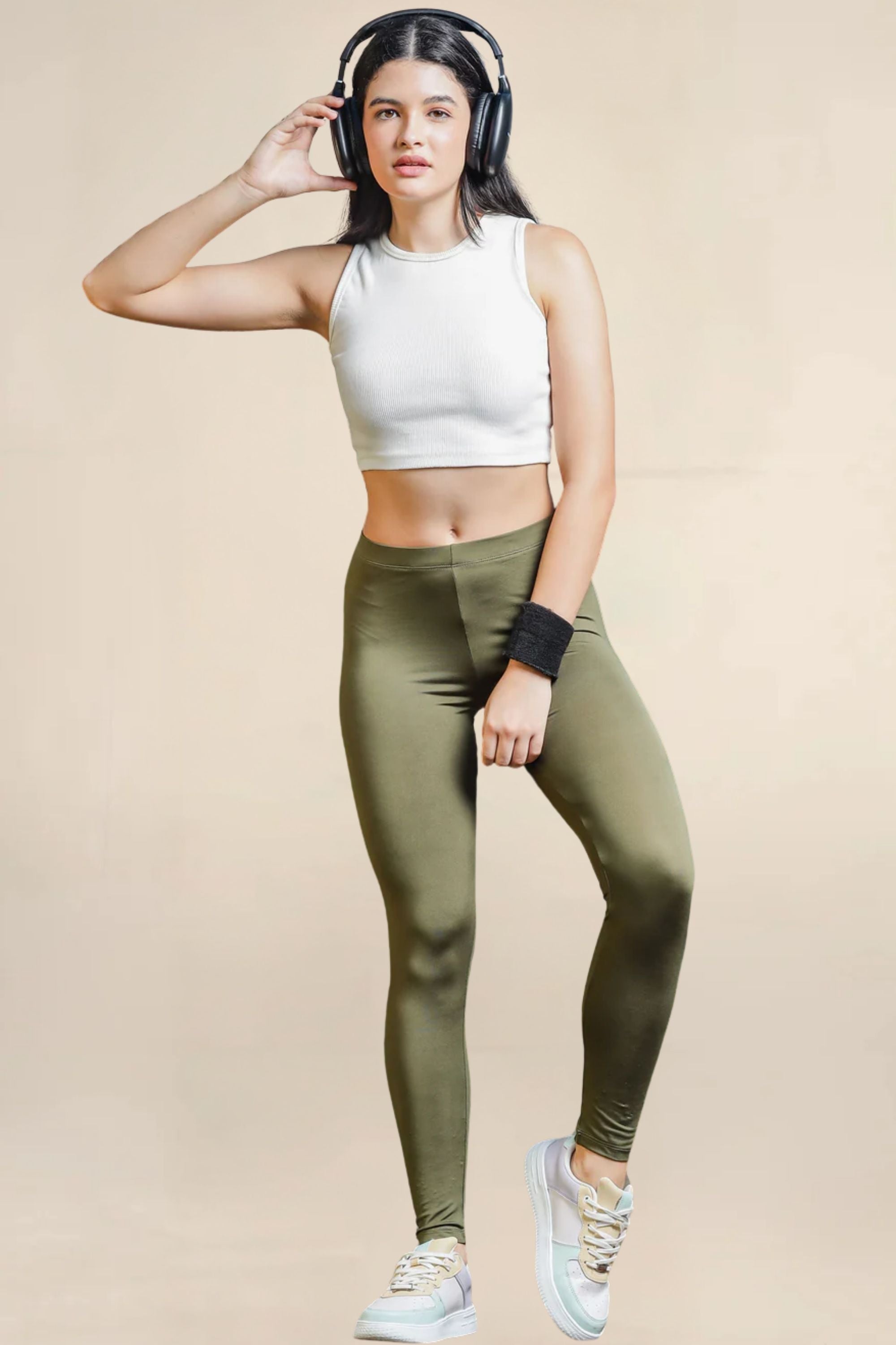 Women's High-Waist Stretchable Essential Yoga Leggings