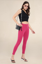 Women Pink Ankle Length Legging