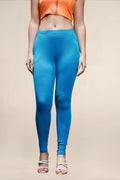 Women Blue Regular Legging