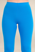Women French Blue Ankle Length Legging