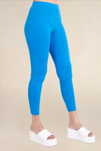 Women French Blue Ankle Length Legging
