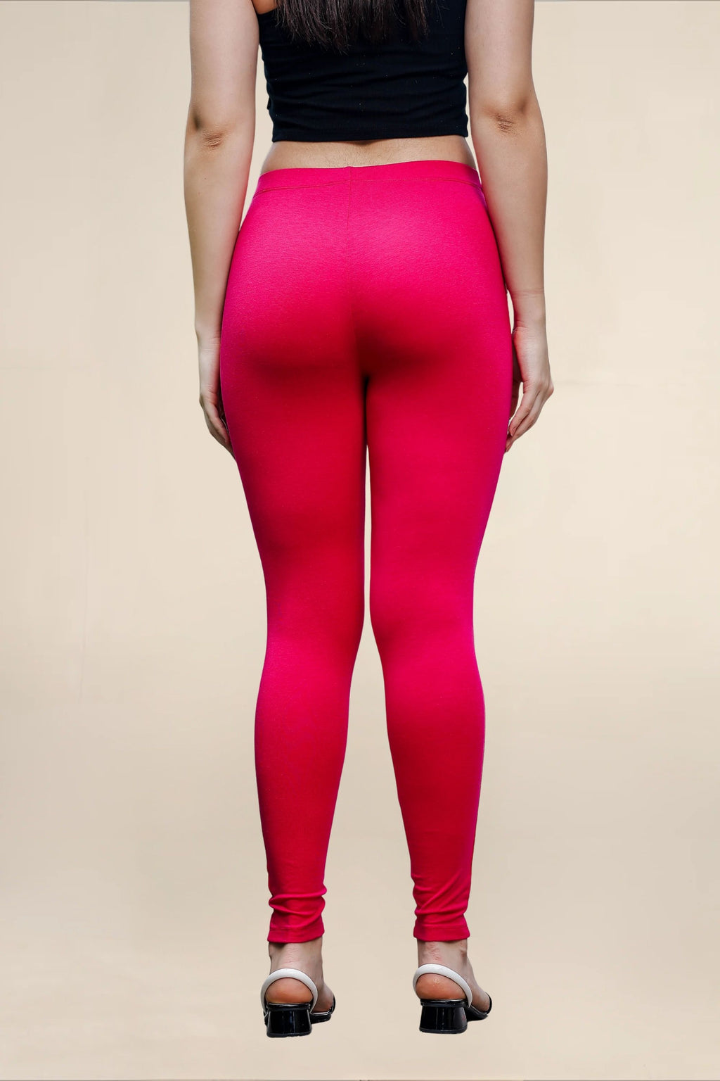 Women Pink Regular Pocket Legging