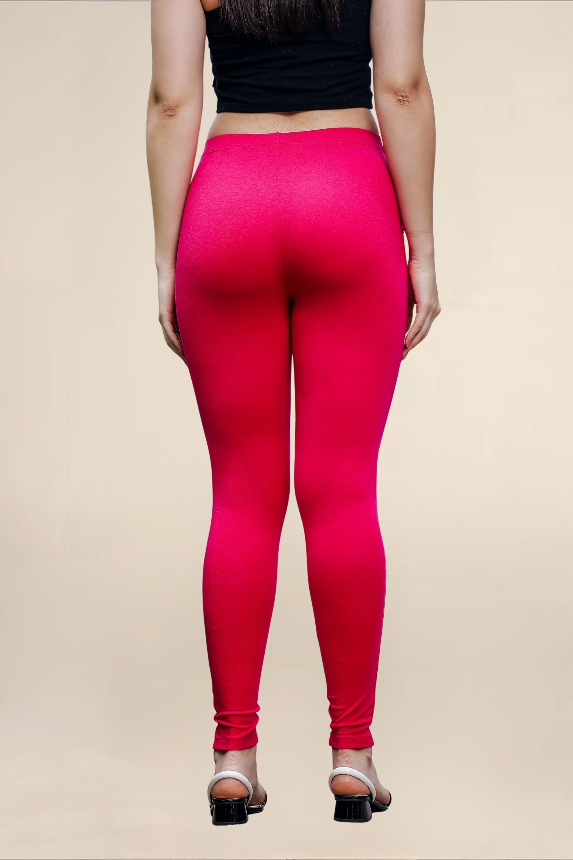 Women Pink Regular Legging