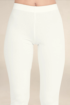 Women Ecru Ankle Length Legging