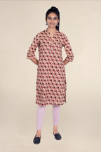 Women Dusty Rose Ankle Length Legging