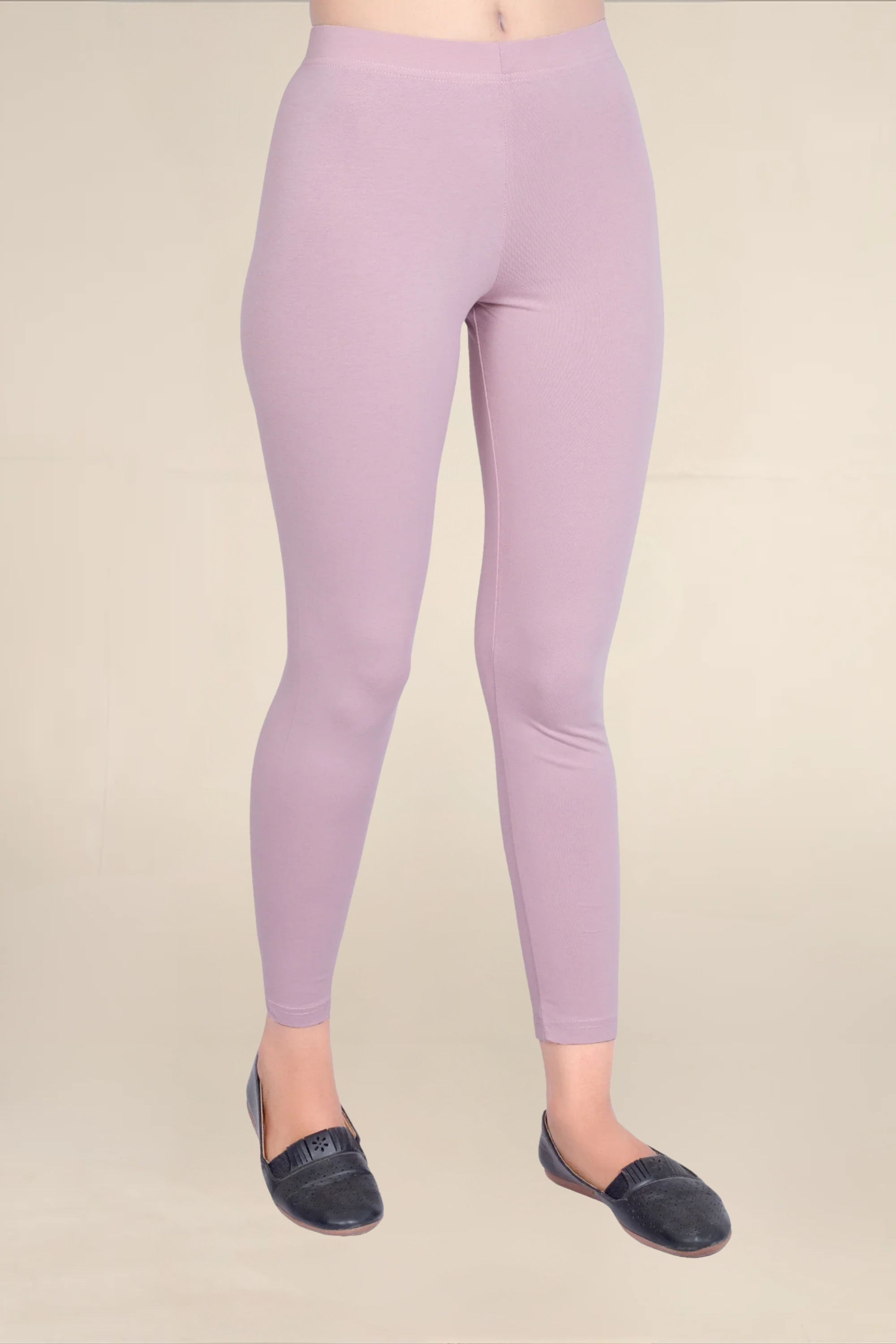 Women Dusty Rose Ankle Length Legging