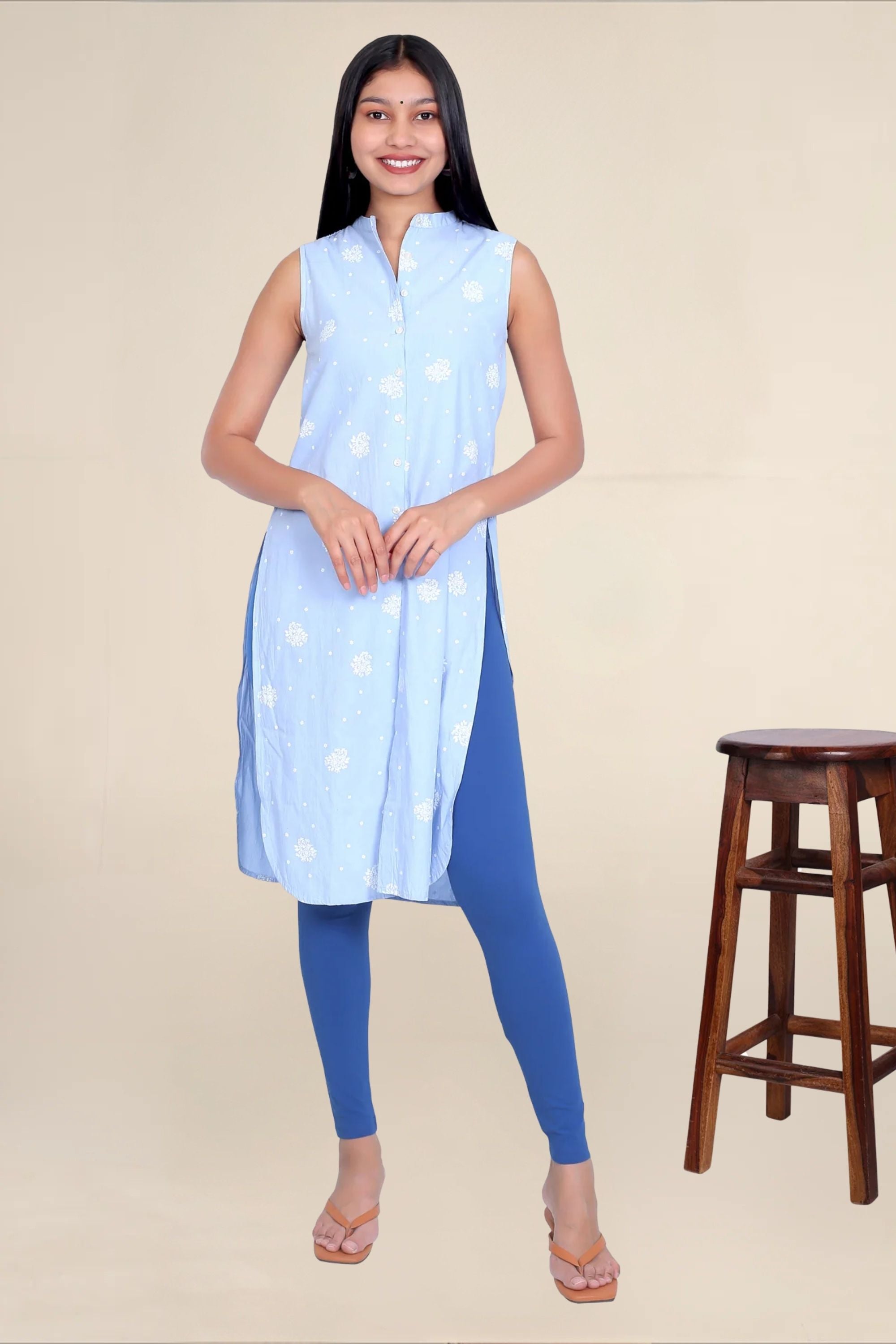 Women Eton Breathable Long Length Legging