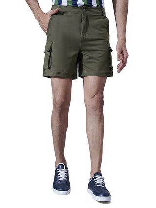 Men's Casual Cargo Shorts Military Olive