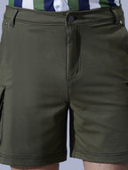 Men's Casual Cargo Shorts Military Olive