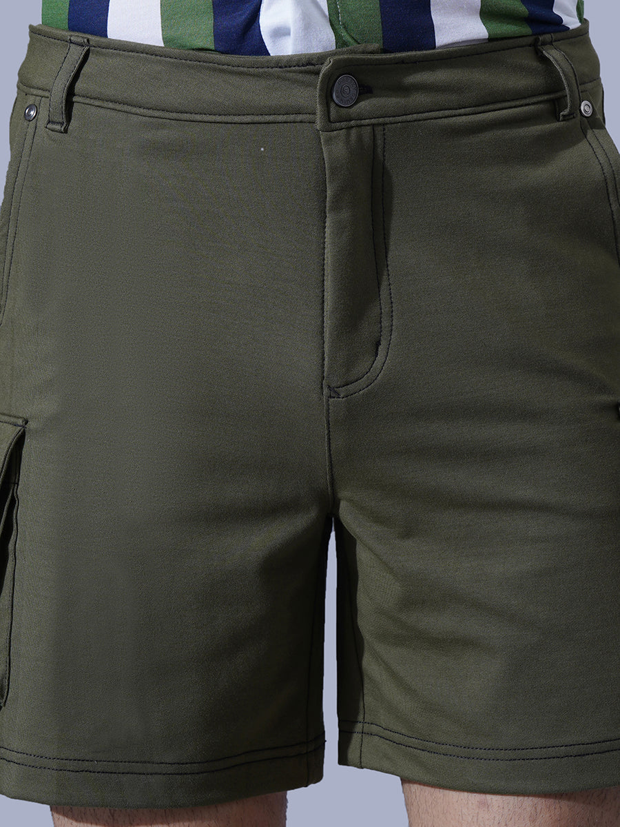 Men's Casual Cargo Shorts Military Olive