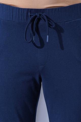 ONE SKY MEN NAVY SOLID TRACK PANT