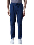Men's Drawstring Waist Joggers Navy Color