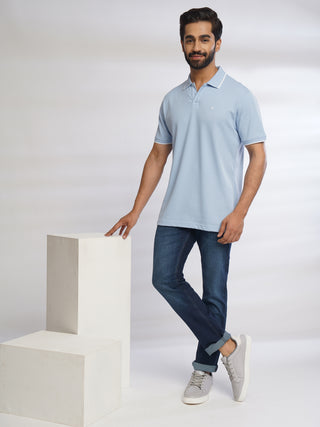 Men Fresh Sky Polo T-Shirt