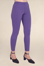 Women Dark Voilet Ankle Length Legging