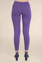 Women Dark Voilet Ankle Length Legging