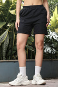 WOMEN BLACK BURMUDA