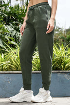 WOMEN GREEN JOGGERS