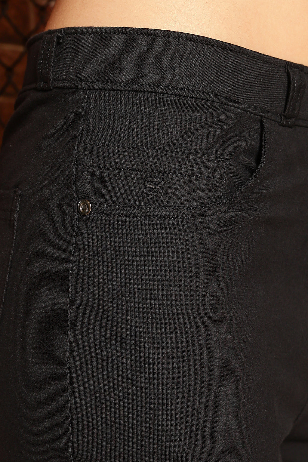 BLACK COLOR WOMEN SLIT PANT