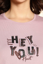 MAUVE SHADOW WOMEN T SHIRT