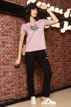 BLACK COLOR WOMEN SLIT PANT