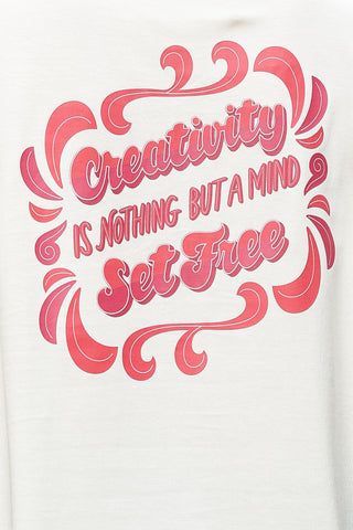 Women’s 100% Cotton Typography Printed T-Shirt | Round Neck Short Sleeves Casual Tee | Pullover Style