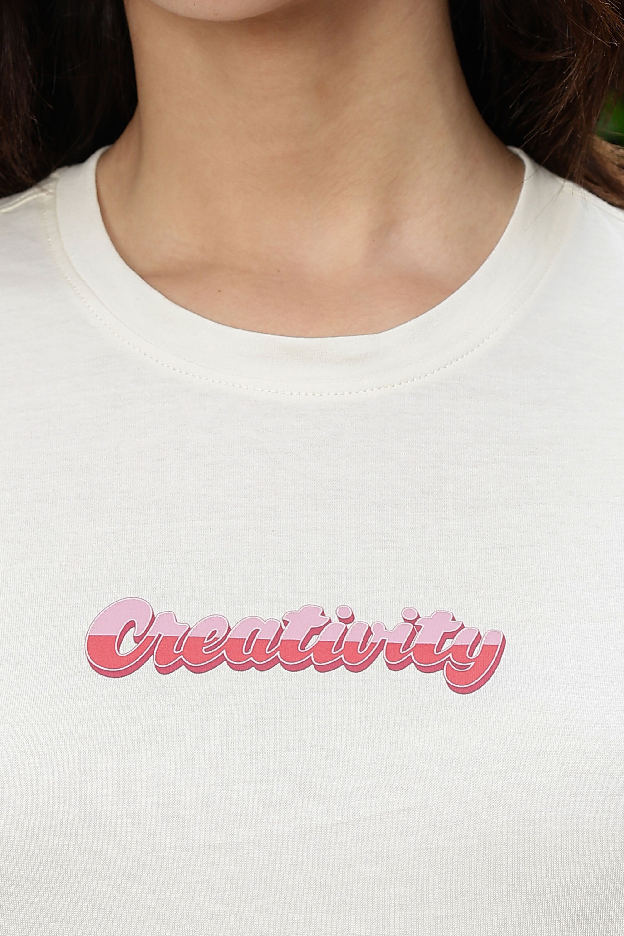 Women’s 100% Cotton Typography Printed T-Shirt | Round Neck Short Sleeves Casual Tee | Pullover Style