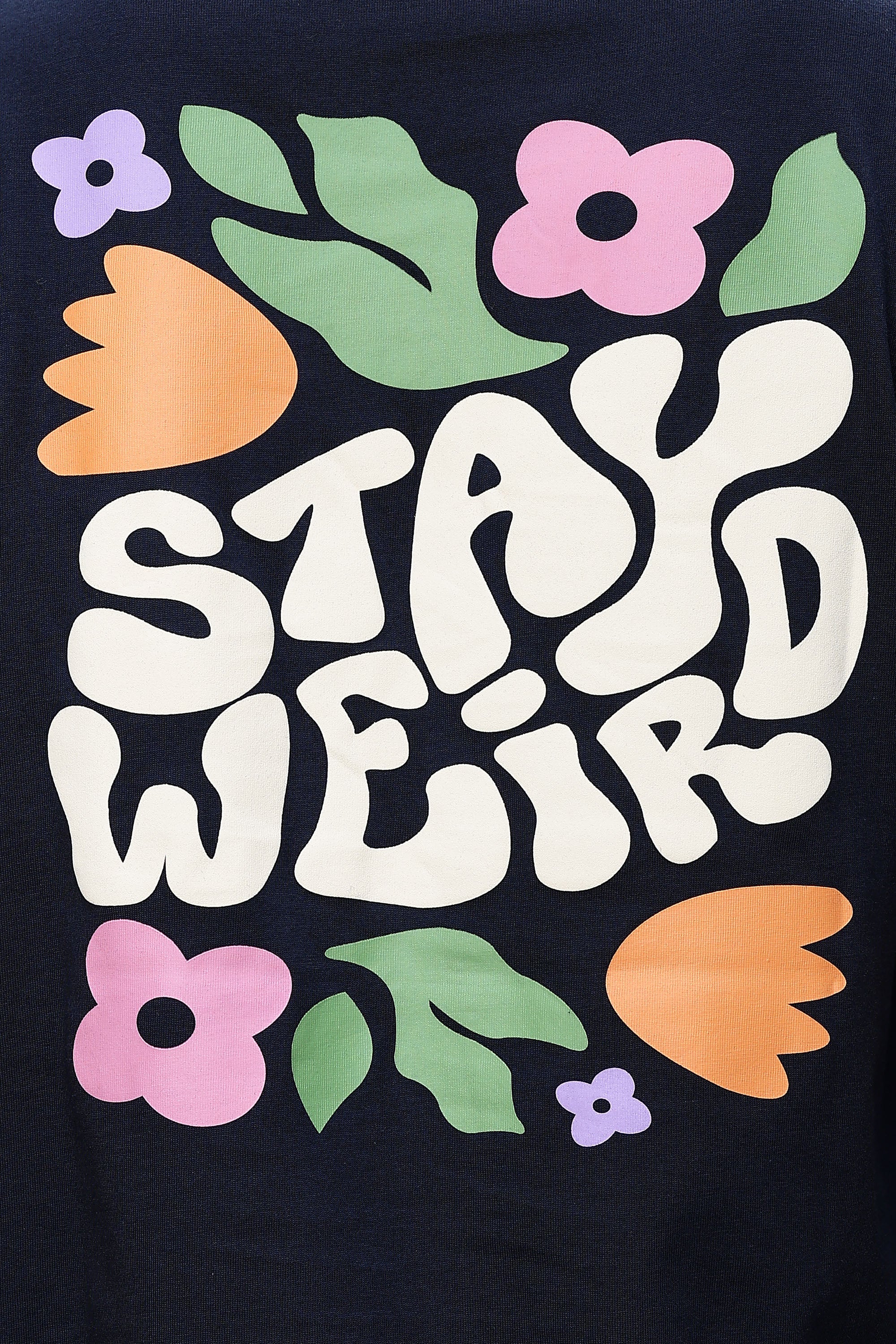Women's 100% Cotton Typography Printed T-Shirt | Round Neck Short Sleeves Casual Tee