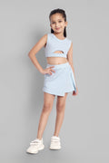 Girls Stylish Top & Skirt Co-ord Set