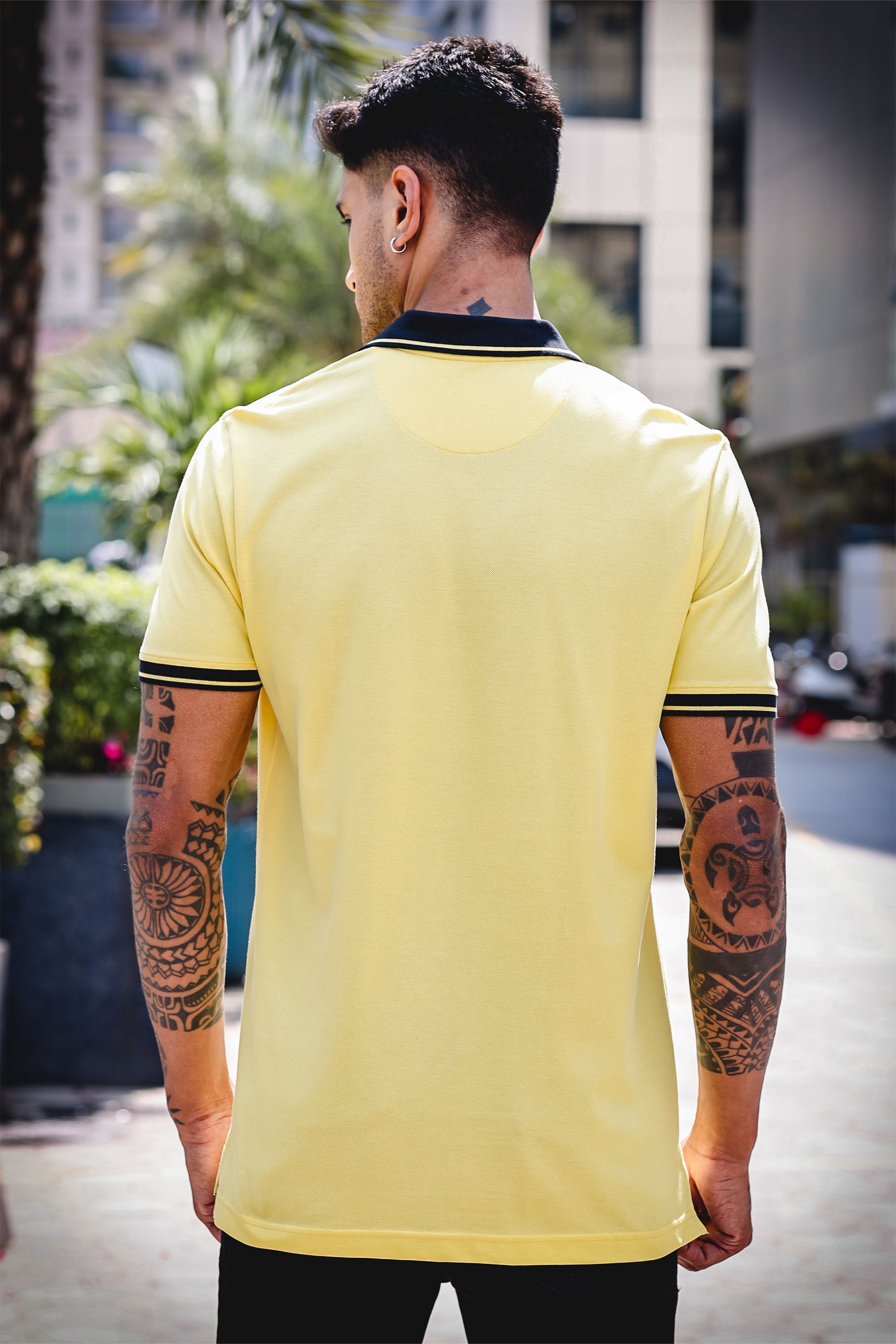 Men's Pure Cotton Polo T-shirt