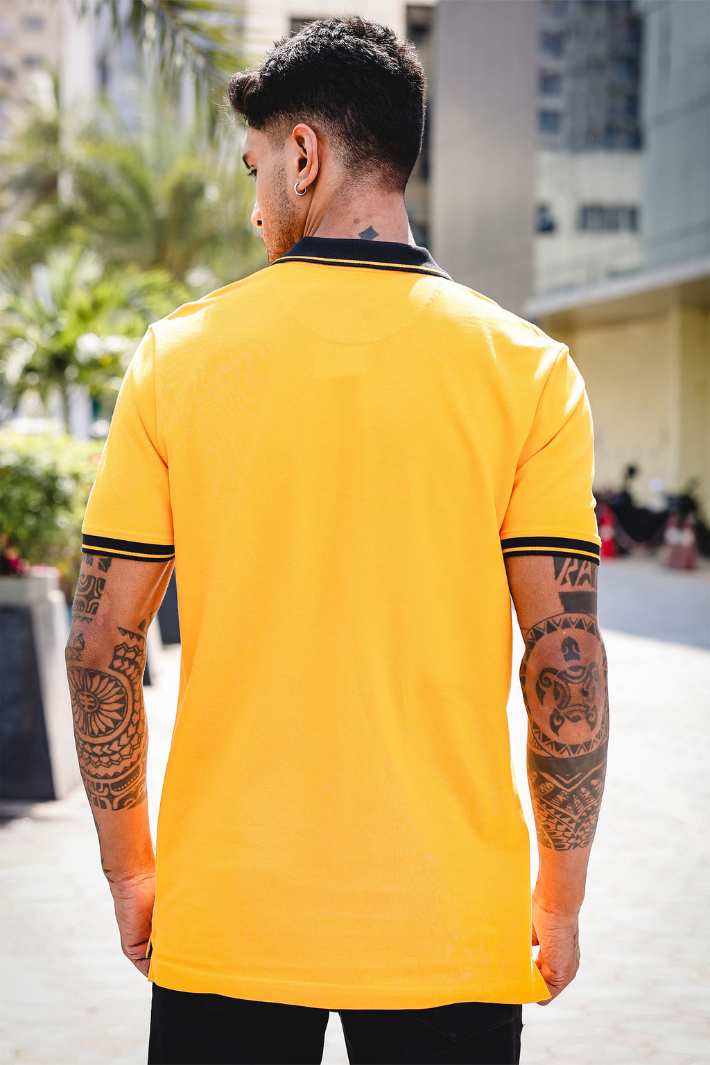 Men's Pure Cotton Polo T-shirt