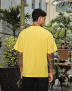 Men's Pure Cotton Oversized Graphic T-shirt