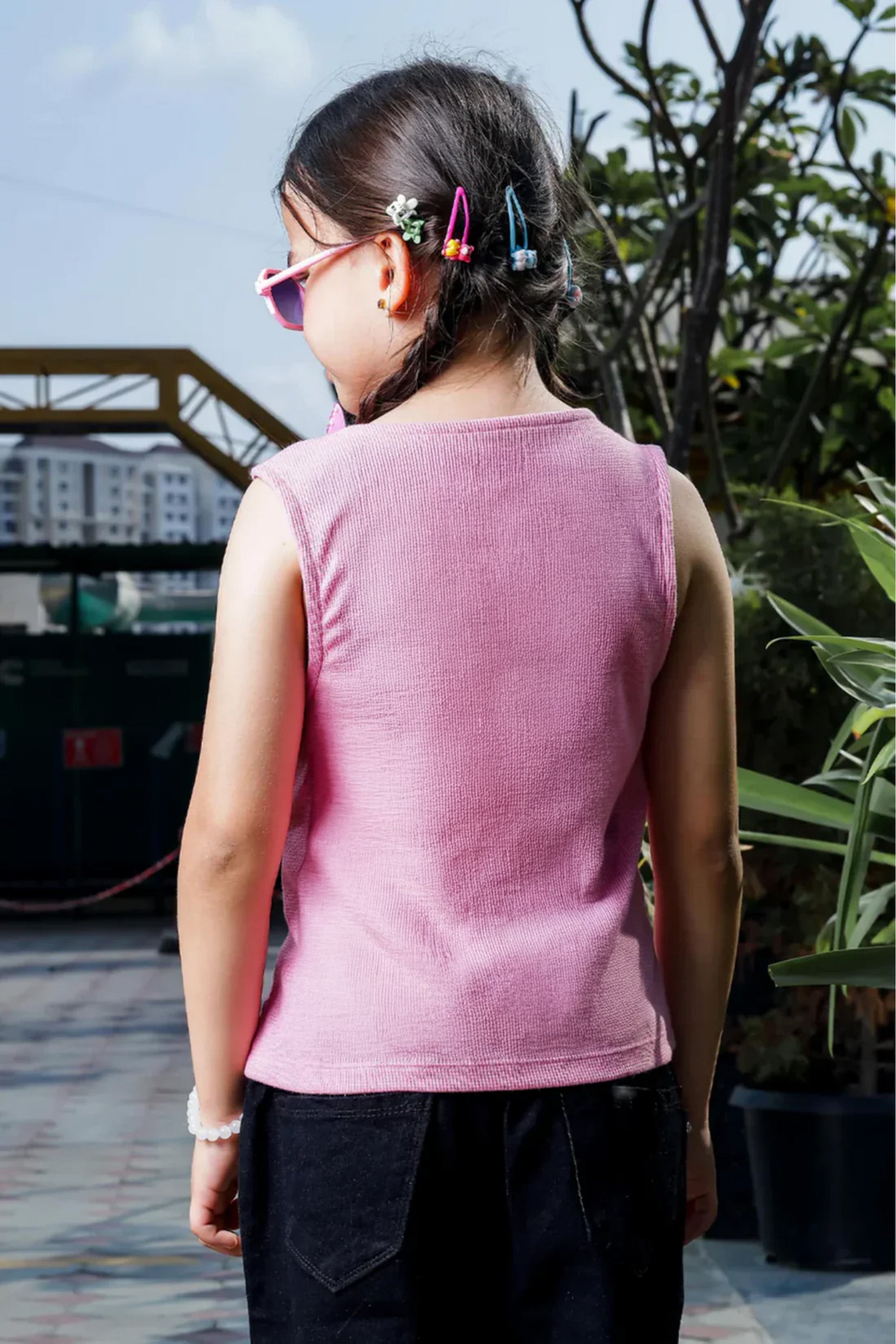 ONE SKY Girls Sleeveless Top